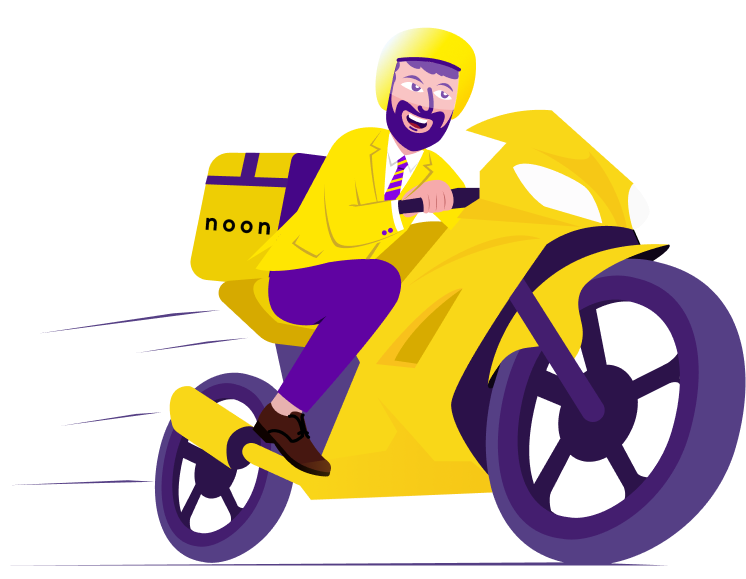 Noon Rider noon send — On-Demand Delivery in the UAE