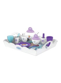 frozen tea set with tray
