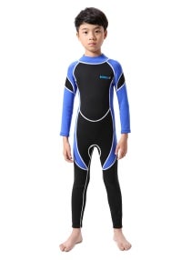 HISEA Kids One Piece Long Sleeve Swimsuit UV Protection Diving Swimming Wetsuit