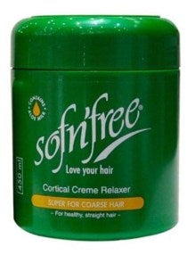 soft and free hair straightening cream