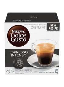 تسوق Dolce Gusto Nescafe و Dolce Gusto Intenso Espresso Capsules عبوة من 16 كبسولة أونلاين في الإمارات