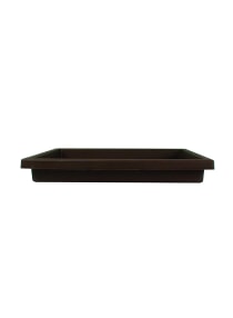 Shop Akro Mils Accent Planter Tray Chocolate Brown 14inch Online In Dubai Abu Dhabi And All Uae