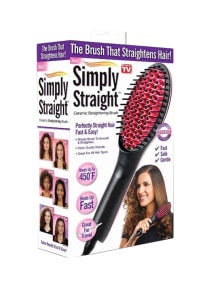 estelle hair straightening brush