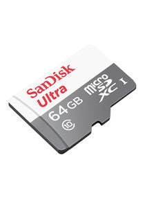 Shop Sandisk Ultra Microsdxc Uhs I Class 10 Memory Card 64gb White Grey Online In Dubai Abu Dhabi And All Uae