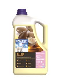 SANITEC Multi-Purpose Floor Cleaner Yellow 5L, Argan, Made in Italy