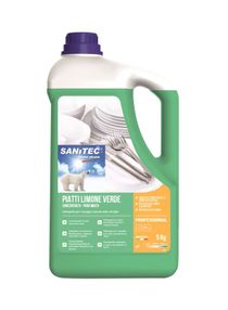 SANITEC Ultra Disinfection Dish Washing Gel 5kg, Made in Italy