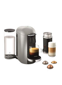 Shop Nespresso Verto Plus Deluxe Bundle Coffee Machine 1 7l 1300w Gcb2 Bu Si Silver Clear Black Online In Dubai Abu Dhabi And All Uae