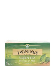 تسوق Twinings وشاي أخضر بالنعناع المغربي والهيل 25 1 كيس شاي 6 غم أونلاين في الإمارات