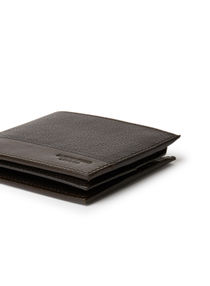 Shop Austin Reed Logo Card Wallet Pebbled Black With Dark Brown Online In Dubai Abu Dhabi And All Uae