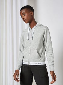 grey zipper hoodie women's