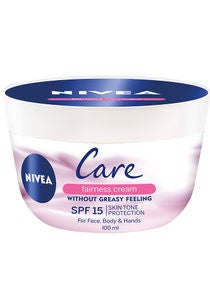 nivea care fairness cream spf 15