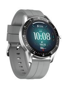 نون - Smart Watch Fitness Tracker IP68 Waterproof Heart Rate Monitor Silver