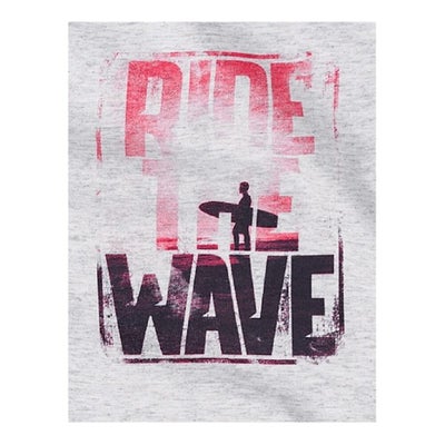 طقم شورت مخطط وسترة بطبعة Ride The Wave